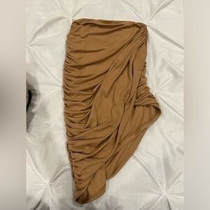 HOURS RUCHED ONE SIDE SKIRT SIZE XXS